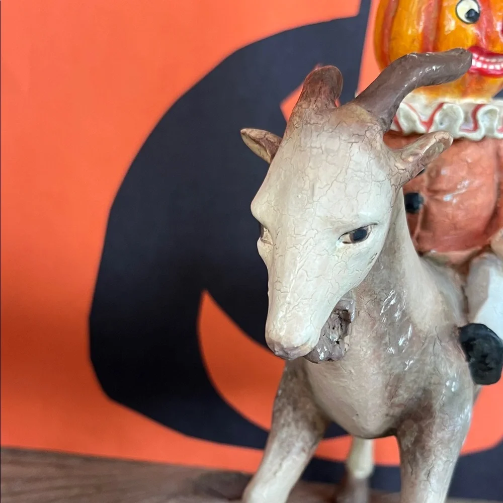 Bethany Lowe Halloween Pumpkin Rider Figurine - Picture 6 of 14